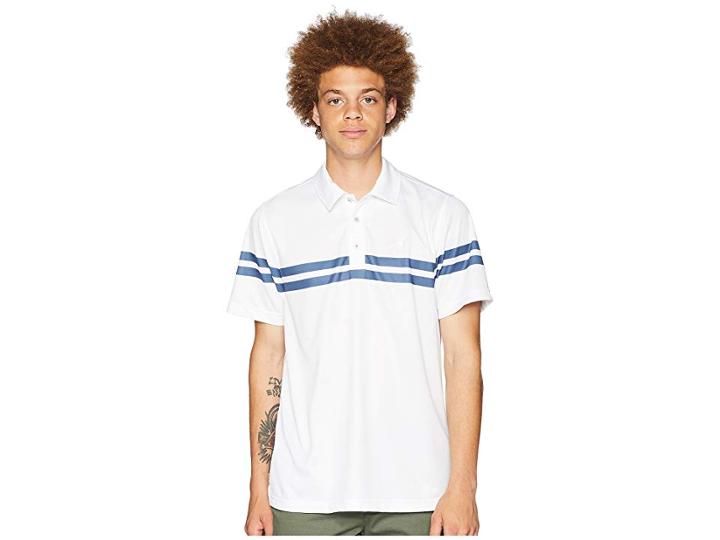 Toes On The Nose Beach Day Performance Polo (navy) Men's Short Sleeve Knit