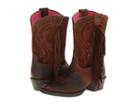Ariat Kids Fancy Distressed (toddler/little Kid/big Kid) (brown/chocolate) Cowboy Boots