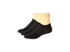 Adidas Originals Originals Terry 3-stripe No Show Sock 3-pack (black/black) Men's No Show Socks Shoes