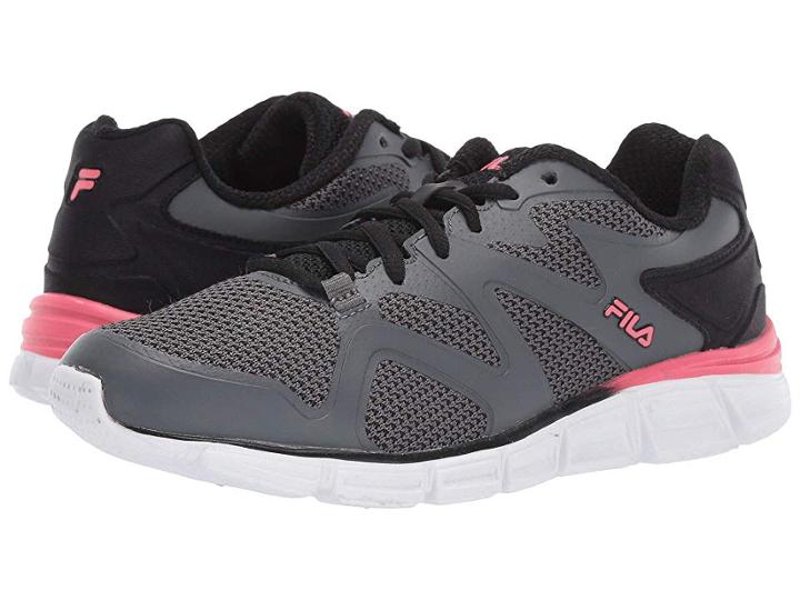 Fila Memory Cryptonic 2 Running (castlerock/black/calypso Coral) Women's Shoes