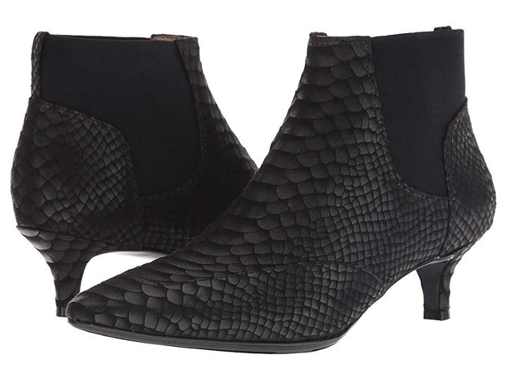Naturalizer Piper (black Gloss Snake) Women's Shoes