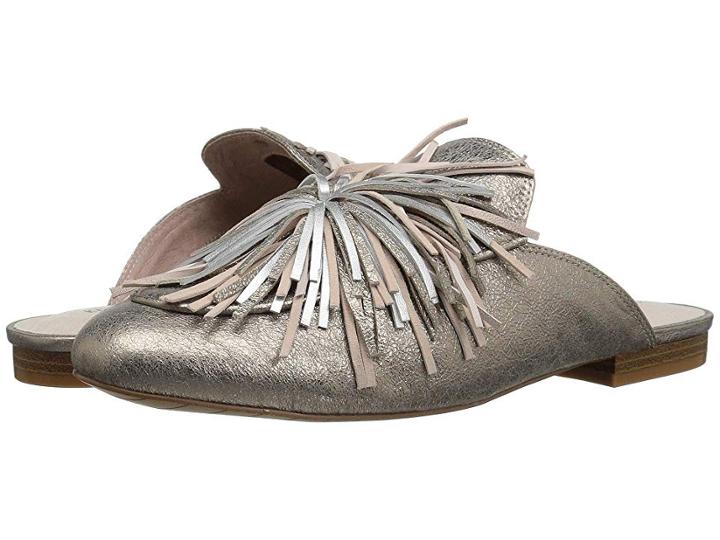 Kenneth Cole New York Wallice Firework (dark Rose Metallic Leather) Women's Slide Shoes