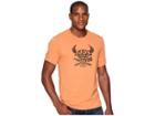 Life Is Good Dad's Famous Bbq Smooth Tee (sandy Orange) Men's T Shirt