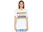 Belstaff Perrins Leopard Graphic Jersey Tee (white) Women's T Shirt