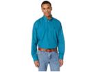 Cinch Long Sleeve Solid (blue) Men's Clothing
