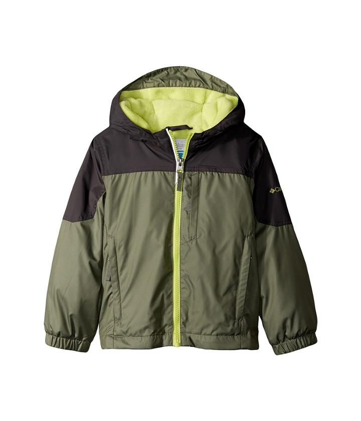 Columbia Kids Ethan Pondtm Jacket (toddler) (cypress/shark/voltage) Boy's Coat