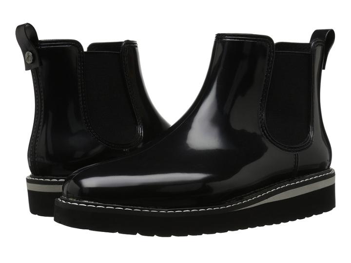 Sam Edelman Kallum (black Pvc/elastic) Women's 1-2 Inch Heel Shoes