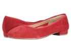Vaneli Ulanda (red Perf Suede/match Elastic) Women's Wedge Shoes