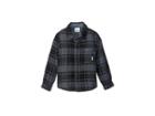 Columbia Kids Windwardtm Shirt Jacket (little Kids/big Kids) (grill Plaid) Boy's Coat