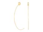 Guess C Wire Half Hoop With Ball End Earrings (gold) Earring