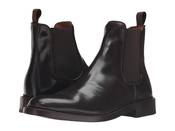 Frye Jones Chelsea (chocolate Vintage Veg Tan) Men's Boots