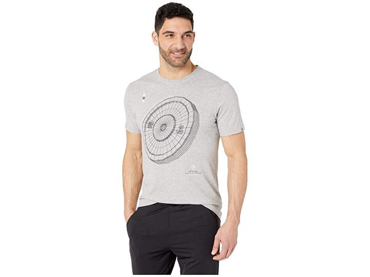 Reebok Classics Science Weight Tee (medium Grey Heather) Men's Clothing