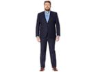 Kenneth Cole Reaction Big Tall Techni-cole Open Bottom Suits (navy Check) Men's Suits Sets