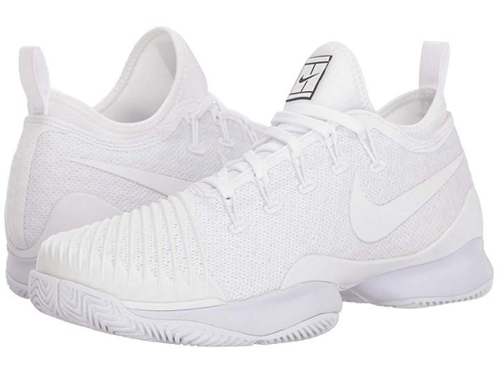 Nike Air Zoom Ultra React (white/white/black) Women's Tennis Shoes