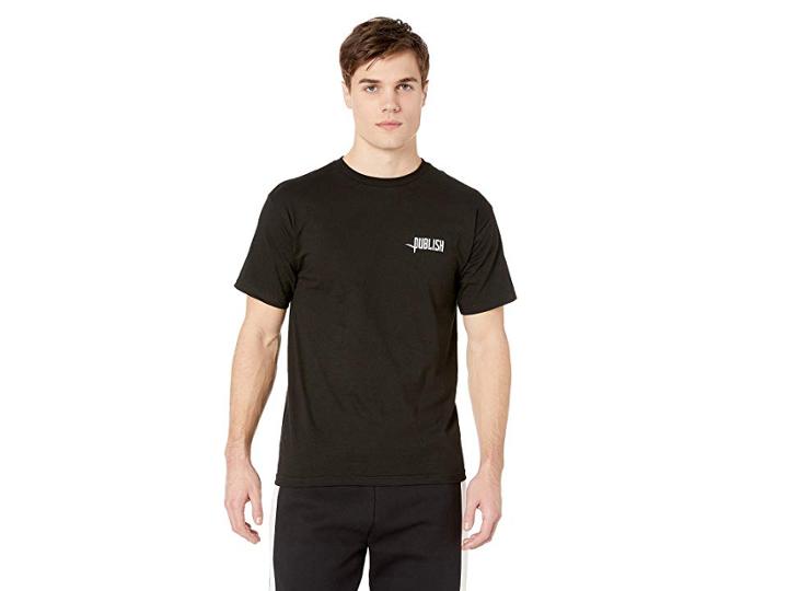 Publish Logo Knit Tee (black) Men's T Shirt