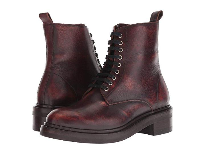Frye Alice Combat Zip (wine) Women's Shoes