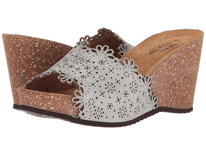 Spring Step Doilie (silver) Women's Shoes