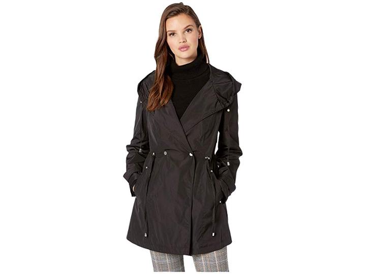 French Connection Femme Hooded Parka (black) Women's Coat
