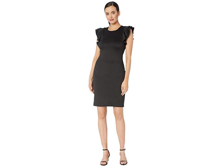 Tommy Hilfiger Heavyweight Scuba Dress (black) Women's Dress