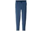 Polo Ralph Lauren Kids Floral Cotton Terry Pants (little Kids/big Kids) (blue/cream Multi) Girl's Casual Pants