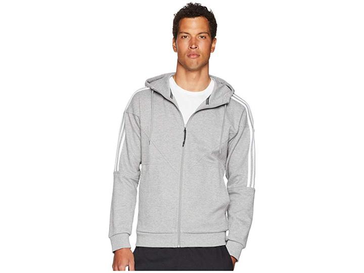 Adidas Originals Nmd Full Zip Hoodie (core Heather) Men's Sweatshirt