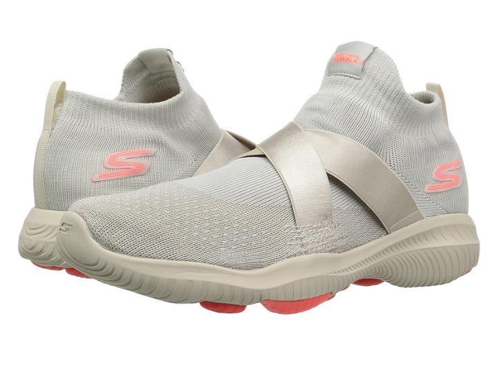 Skechers Performance Go Walk Revolution Ultra Bolt (natural/coral) Women's Shoes