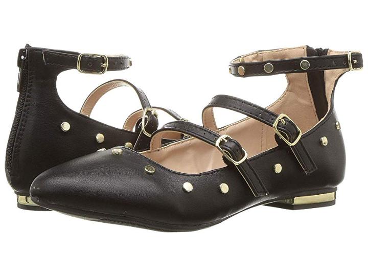 Steve Madden Kids Jmosh (little Kid/big Kid) (black) Girl's Shoes
