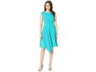 Taylor Cap Sleeve Solid A-line Dress (jade) Women's Dress