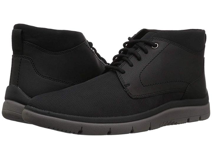 Clarks Tunsil Mid (black Mesh) Men's Shoes