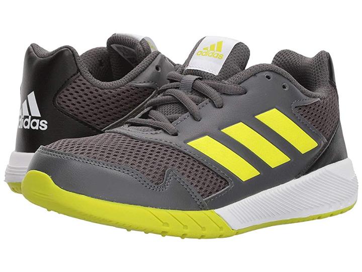 Adidas Kids Altarun (little Kid/big Kid) (grey/yellow/black) Boys Shoes