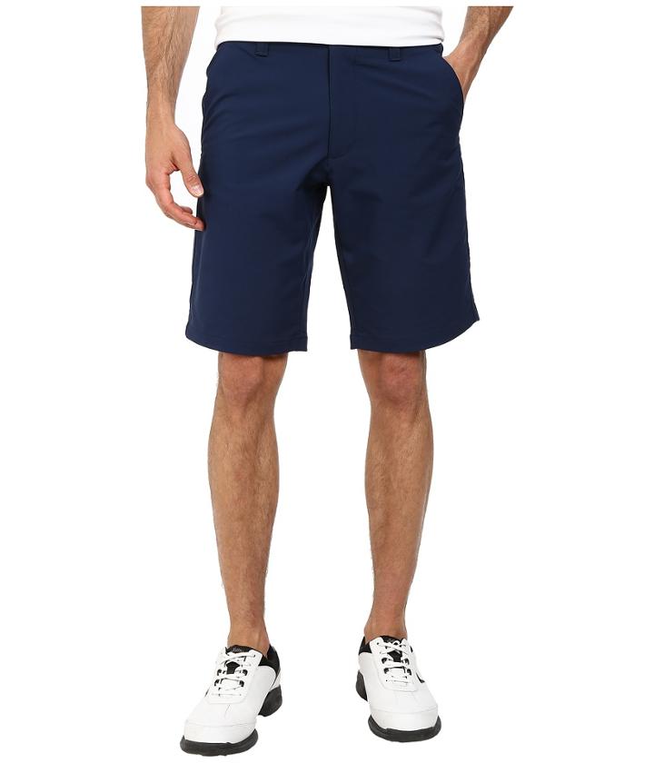 Under Armour Golf Ua Match Play Short (academy/true Gray Heather/academy) Men's Shorts