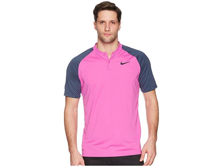 Nike Golf Victory Blade Polo (hyper Magenta/thunder Blue/black) Men's Clothing