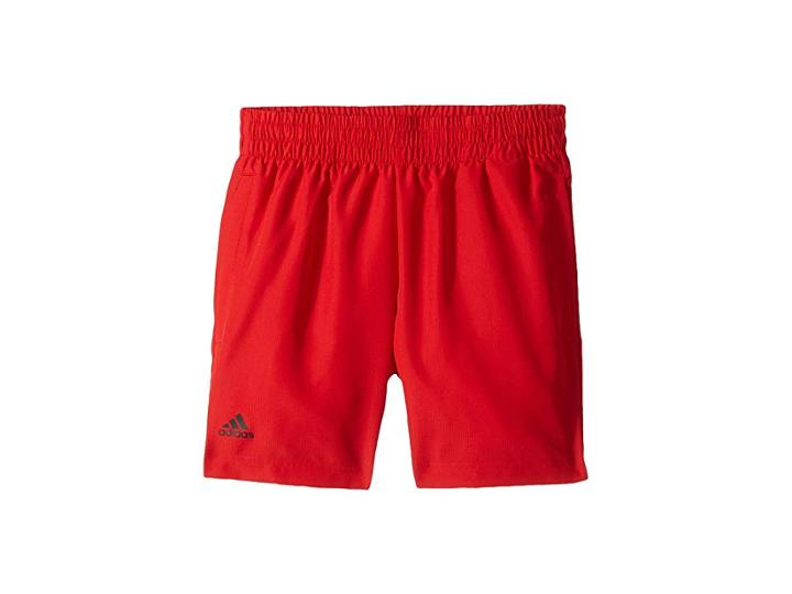 Adidas Kids Club Shorts (little Kids/big Kids) (scarlet) Boy's Shorts