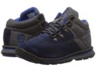 Timberland Kids Gt Rally Mid (toddler/little Kid) (navy Suede/fabric) Kids Shoes