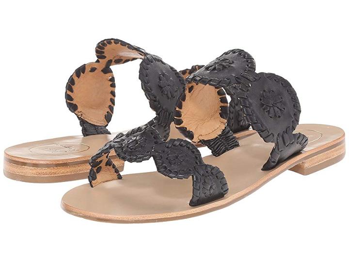 Jack Rogers Lauren (black) Women's Slide Shoes