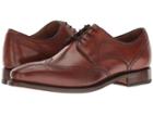 Johnston & Murphy Collins Wingtip (tan Burnished European Calfskin) Men's Lace Up Wing Tip Shoes