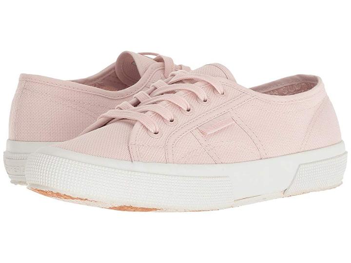 Superga 2750 Cotu Classic Sneaker (full Light Pink) Women's Lace Up Casual Shoes