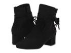 Soft Style Gypsie (black Faux Suede) Women's Zip Boots