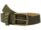 Ada Collection Tough Guy Belt (olive (texas Leather)) Women's Belts