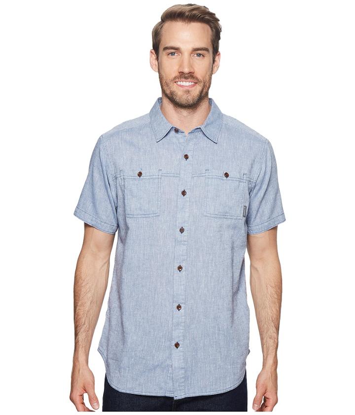 Columbia Southridge Short Sleeve Top (whale) Men's Short Sleeve Button Up