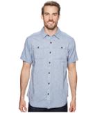 Columbia Southridge Short Sleeve Top (whale) Men's Short Sleeve Button Up