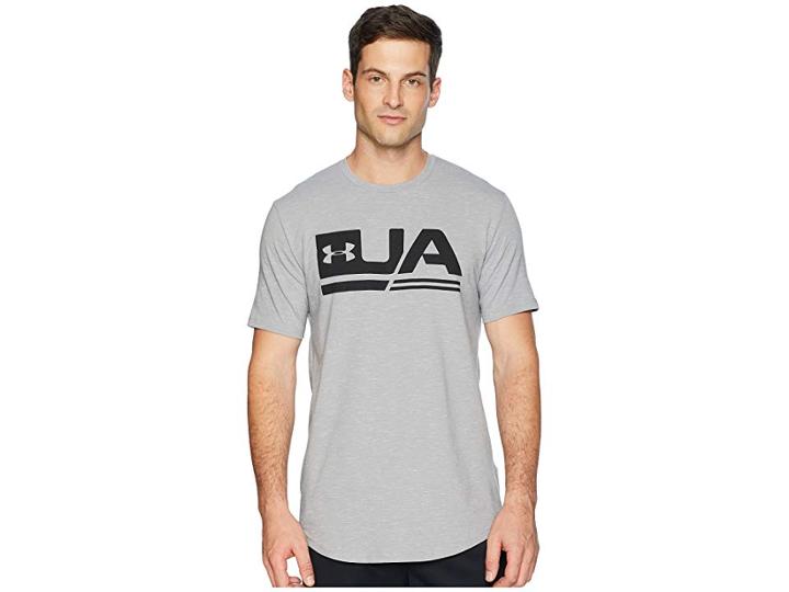 Under Armour Ua Sportstyle Short Sleeve (steel/black) Men's Clothing
