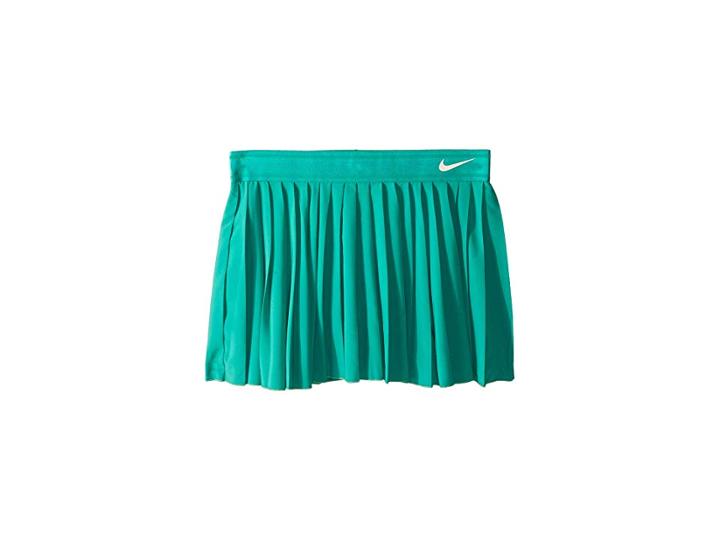 Nike Kids Victory Tennis Skirt (little Kids/big Kids) (neptune Green/guava Ice) Girl's Skirt