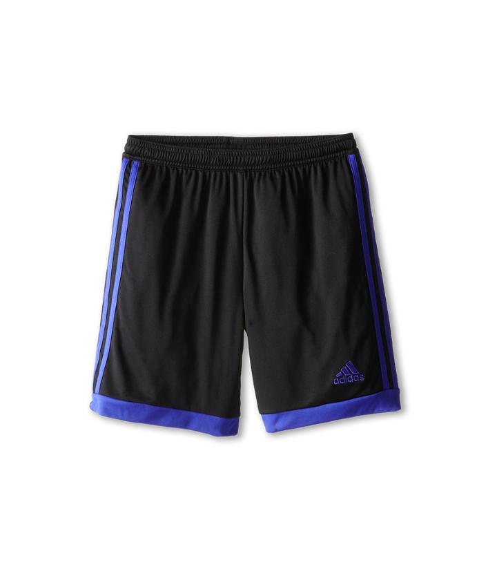 Adidas Kids Tastigo 15 Short (little Kids/big Kids) (black/night Flash) Girl's Shorts