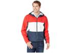 U.s. Polo Assn. Tricolor Hooded Windbreaker (engine Red) Men's Clothing