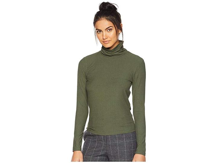 Joe's Jeans Harriette Turtleneck (forest Floor) Women's Clothing