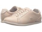 Lacoste Rey Lace 417 1 (light Pink) Women's Shoes