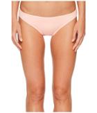 Vince Camuto Riviera Solids Classic Bikini Bottoms (peony) Women's Swimwear