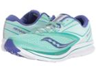 Saucony Kinvara 9 (aqua/white) Women's Running Shoes