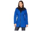 Ilse Jacobsen 3/4 Length Coat (blue Web) Women's Coat
